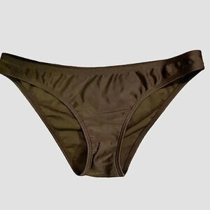 NWOT Express olive green bikini bottom Size SP